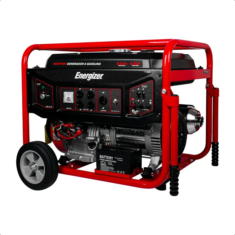 Generador De Luz Portátil 5.5 Kw 389Cc 25L Regulador Voltaje Arr Man Energizer 1