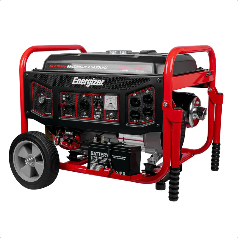 Generador Portátil 3.0 Kw 208Cc 15L Regulador Voltaje Arr Man Energizer 1