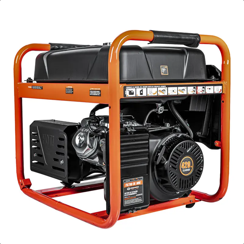 Generador Portátil 6.2 Kw 420Cc 40L Regulador Voltaje Arr Elect-Man Daewoo 1