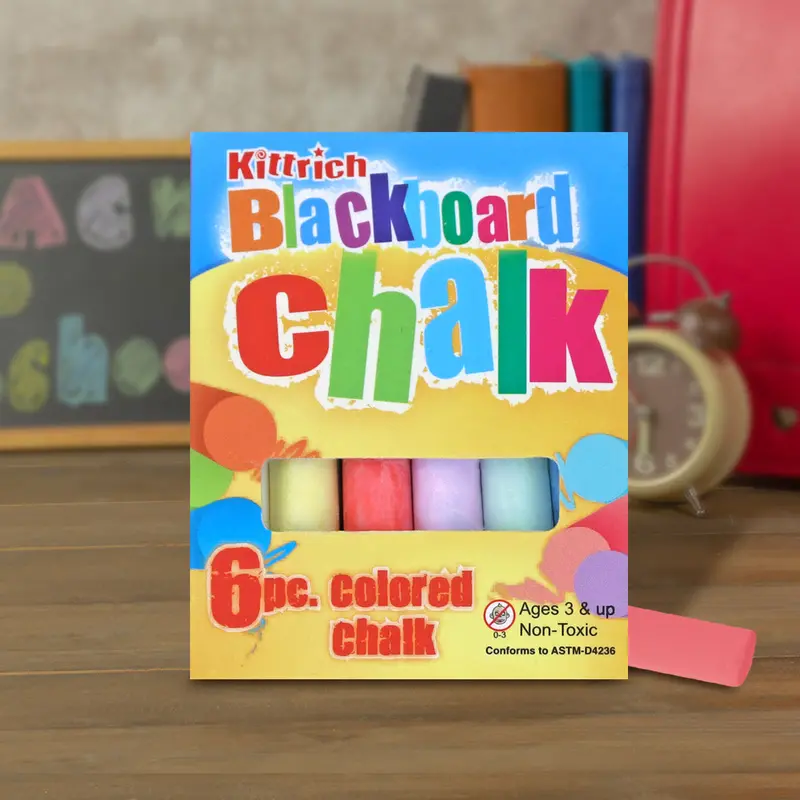 Gises Colores Kittrich, 6 Piezas 1
