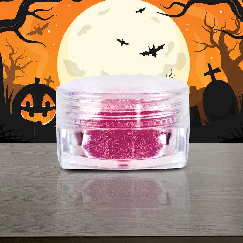 Glitter Color Fucsia Para Maquillaje De Halloween 1