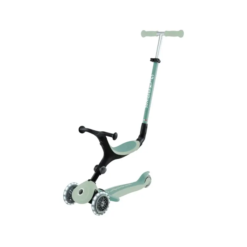 Globber Go Up Active Lights Eco Scooter - Pistachio 1