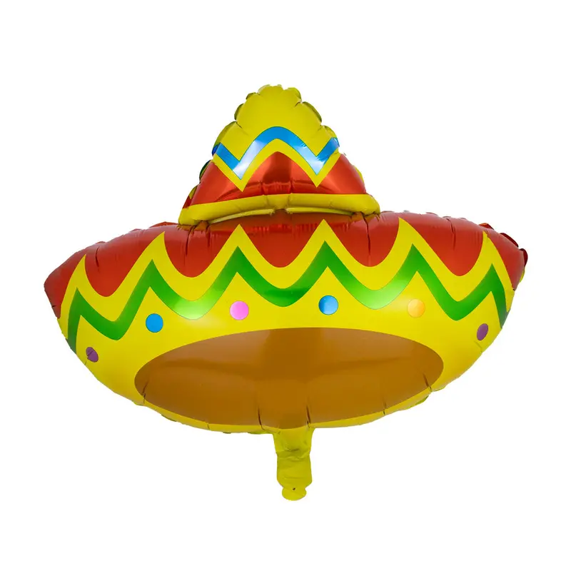 Globo Metálico En Forma De Sombrero 2