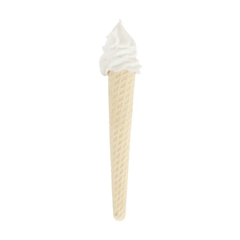 Goma De Borrar En Forma De Cono De Helado, Color Blanco 2