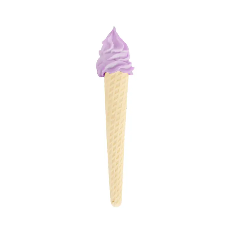 Goma De Borrar En Forma De Cono De Helado, Color Morado 2