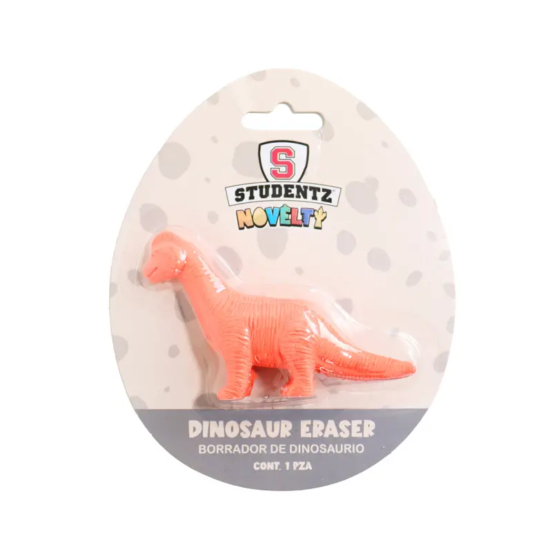 Goma De Borrar En Forma De Dinosaurio, Studentz, Color Naranja 2
