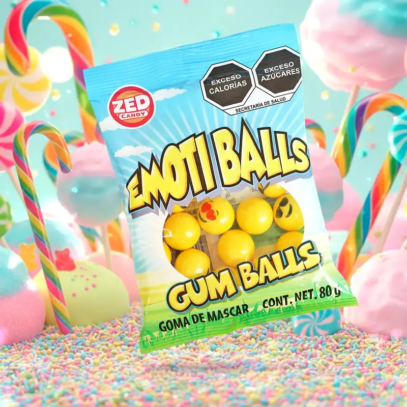 Goma De Mascar, Emojis, Zed Candy 1