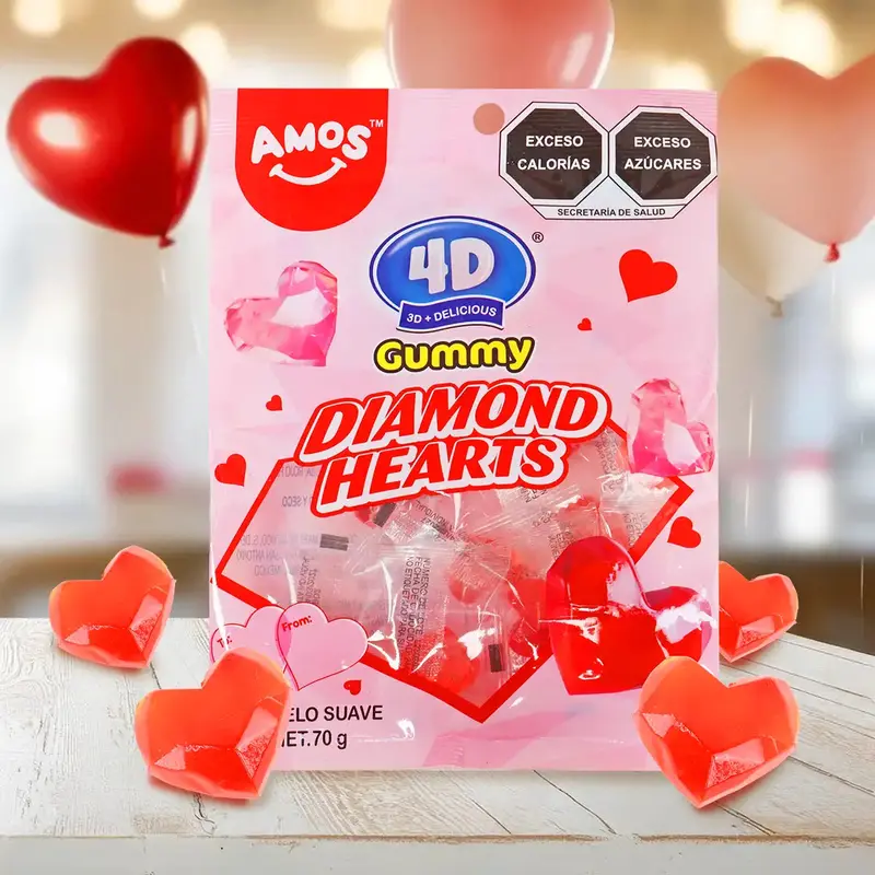 Gomitas, Corazón Diamante, 70 Gr 1