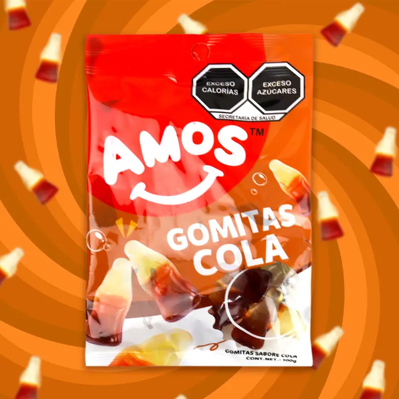 Gomitas De Botella Cola Amos 100G 2