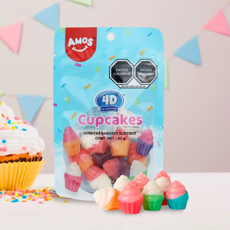 Gomitas De Cupcakes Amos 62 Gr. 1