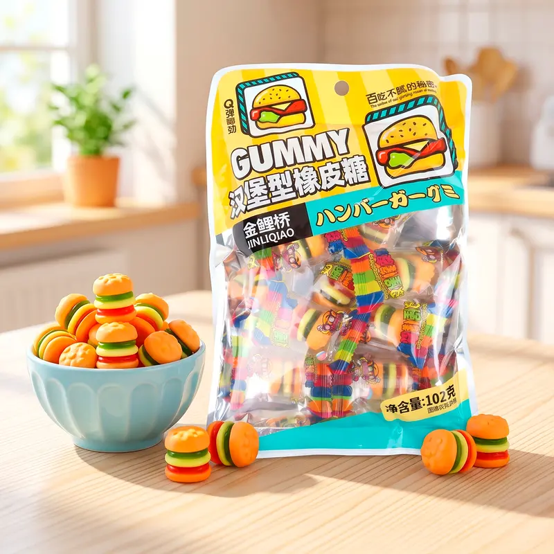 Gomitas En Forma De Hamburguesa, 102 Gr 1