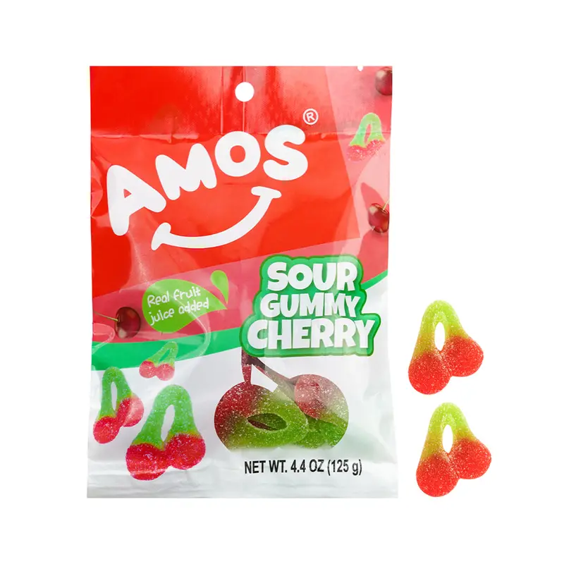 Gomitas Suave Amos De Cereza Azucaradas, Amos 100Gr 1