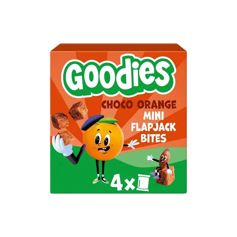 Goodies Choco Orange Mini Flapjack Bites 3+Years 92G (4X23g) 1