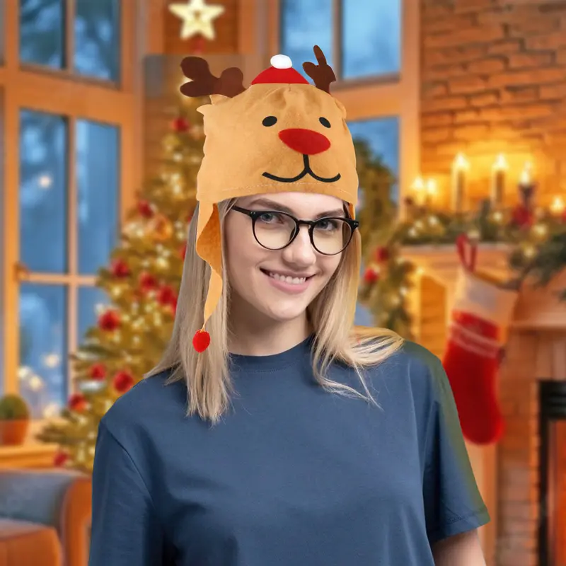 Gorrito Con Diseño De Reno 1