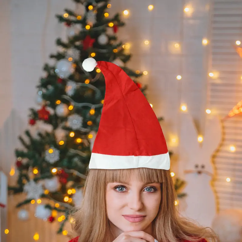 Gorro Santa Claus Navideño, Color Rojo 1