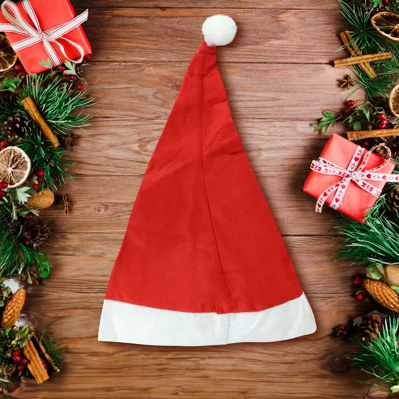 Gorro Santa Claus Navideño, Color Rojo 2