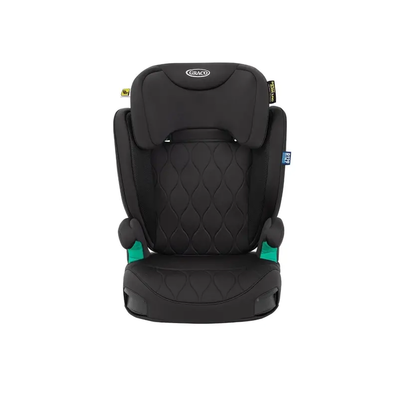 Graco Affix I-Size R129 Isofix Highback Booster Car Seat - Midnight 1