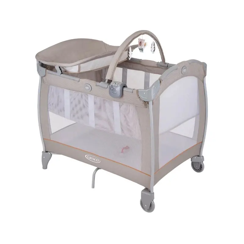 Graco Contour Electra Bassinet Travel Cot With Changing Table - Little Adventures 1