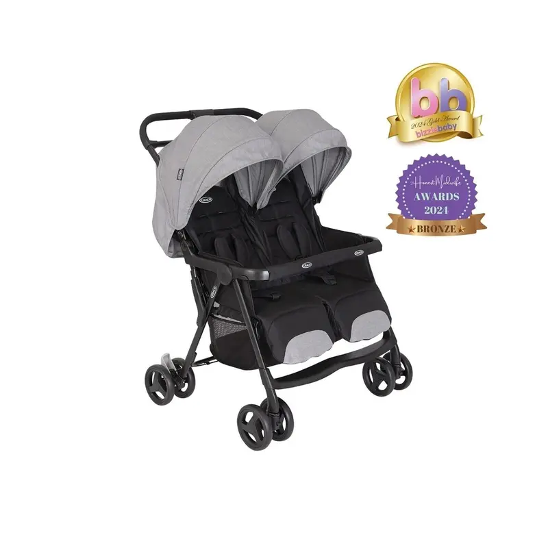 Graco Duorider Double Pushchair - Steeple Grey 2