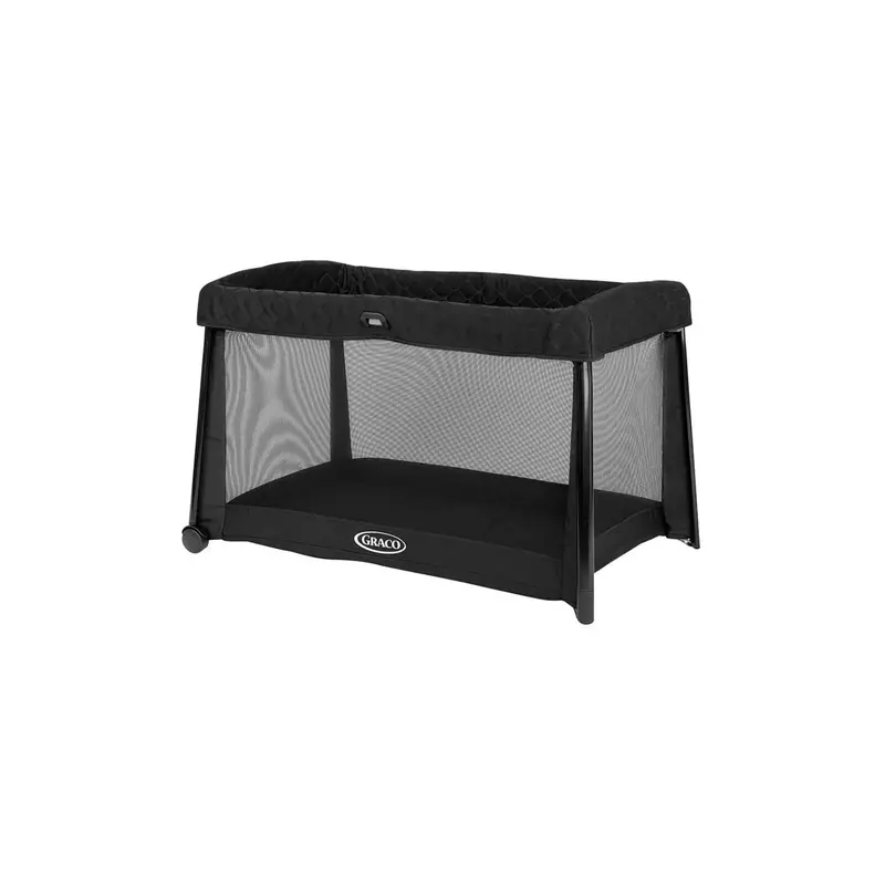 Graco Foldlite Lx With Bassinet Travel Cot - Midnight 1