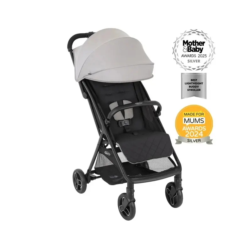Graco Myavo Quick-Folding Lightweight Travel Stroller - Steeple Grey 1