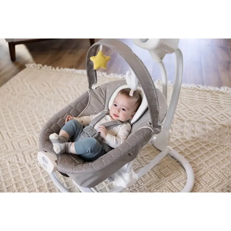Graco Softsway Silent 2-In-1 Smart Swing - Starlight 2