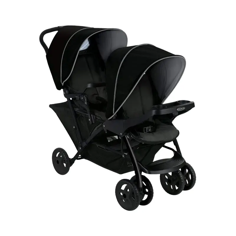 Graco Stadium Duo Tandem Stroller - Black/Grey 1