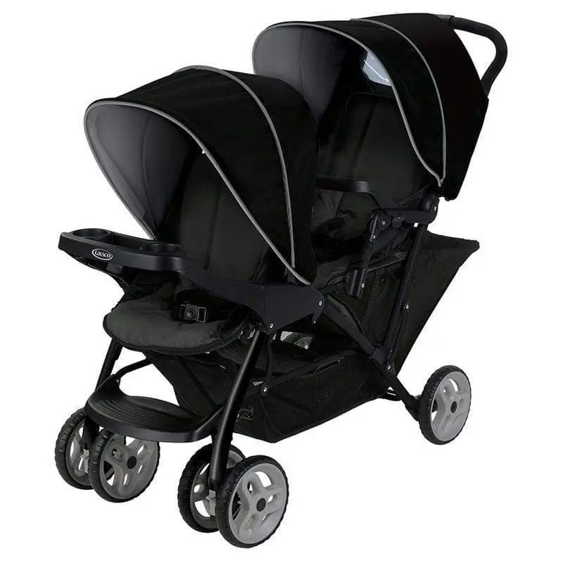 Graco Stadium Duo Tandem Stroller Black/Grey 1