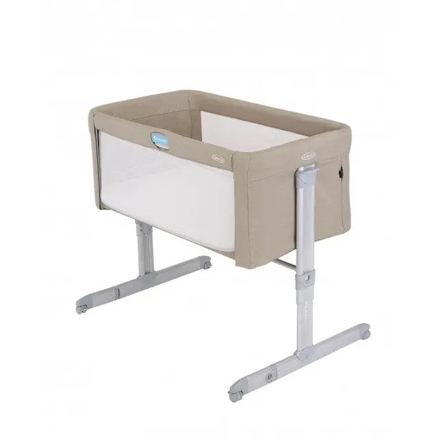Graco Sweet 2 Sleep Bedside Bassinet In Oatmeal 1