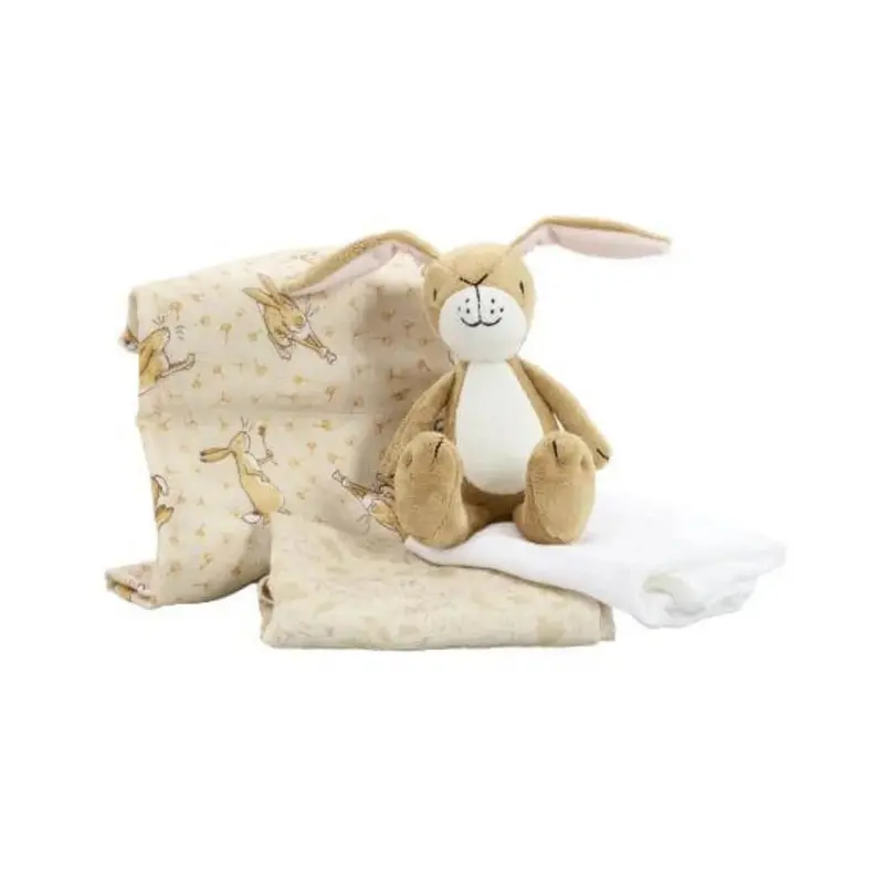 Guess How Much I Love You Soft Toy And Muslin Gift Set 1