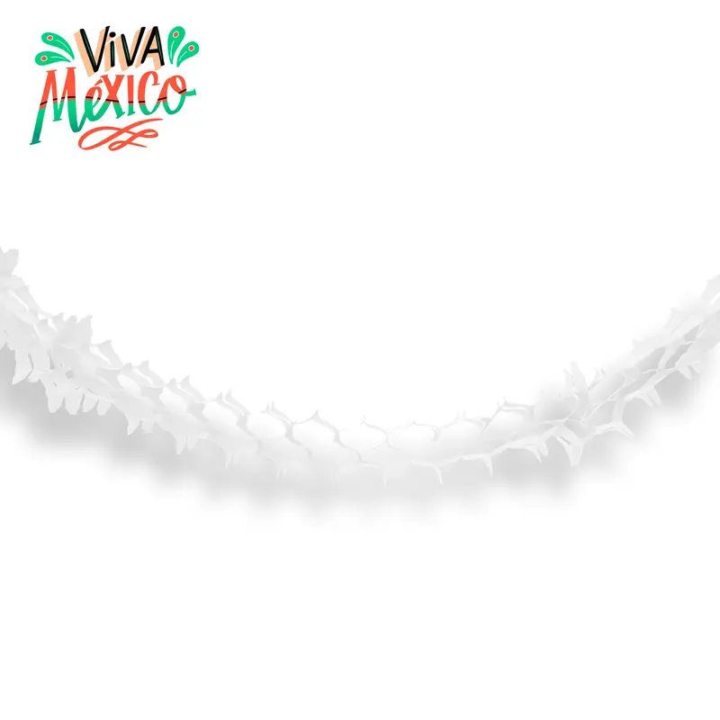 Guía Colgante Con Diseño De Fiestas Patrias, Color Blanco 2