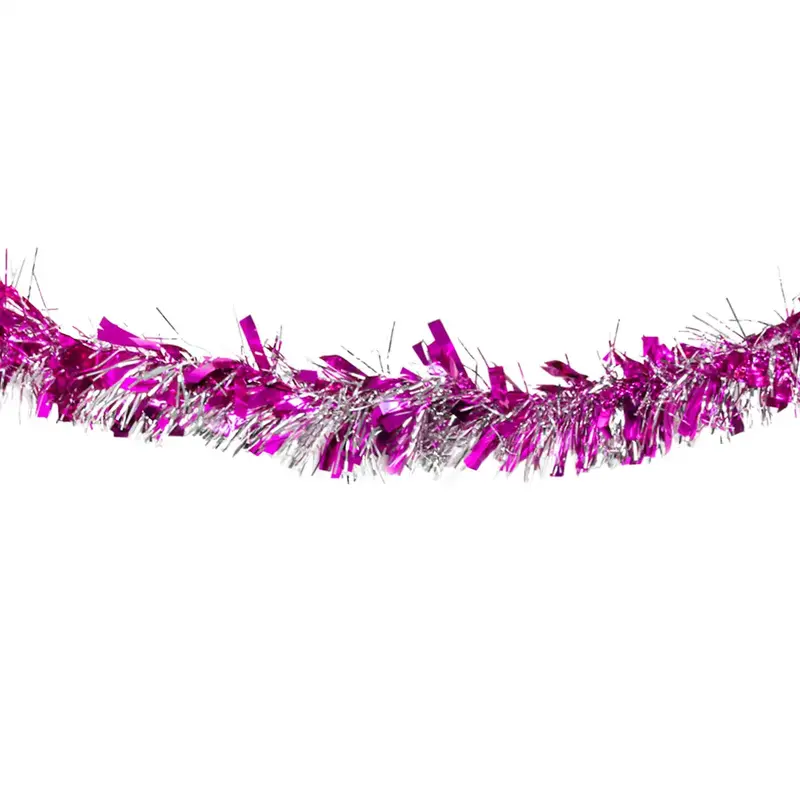 Guirnalda Navideña, Color Morado, Tinsel 2