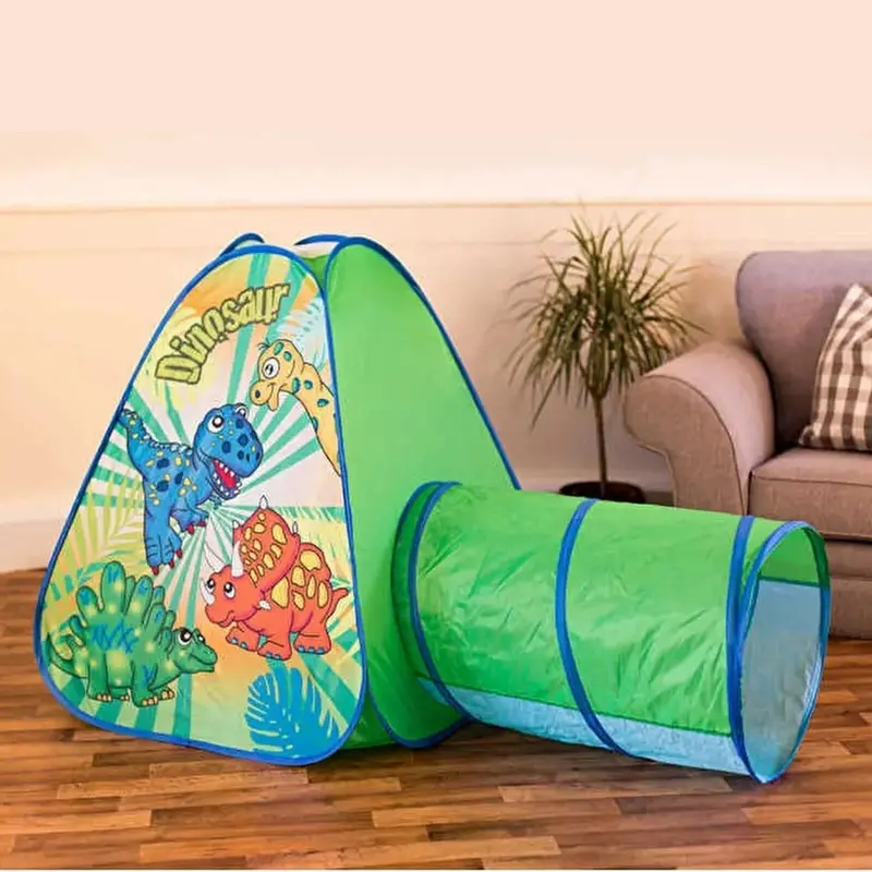 H Grossman Dino Play Tent & Tunnel 1