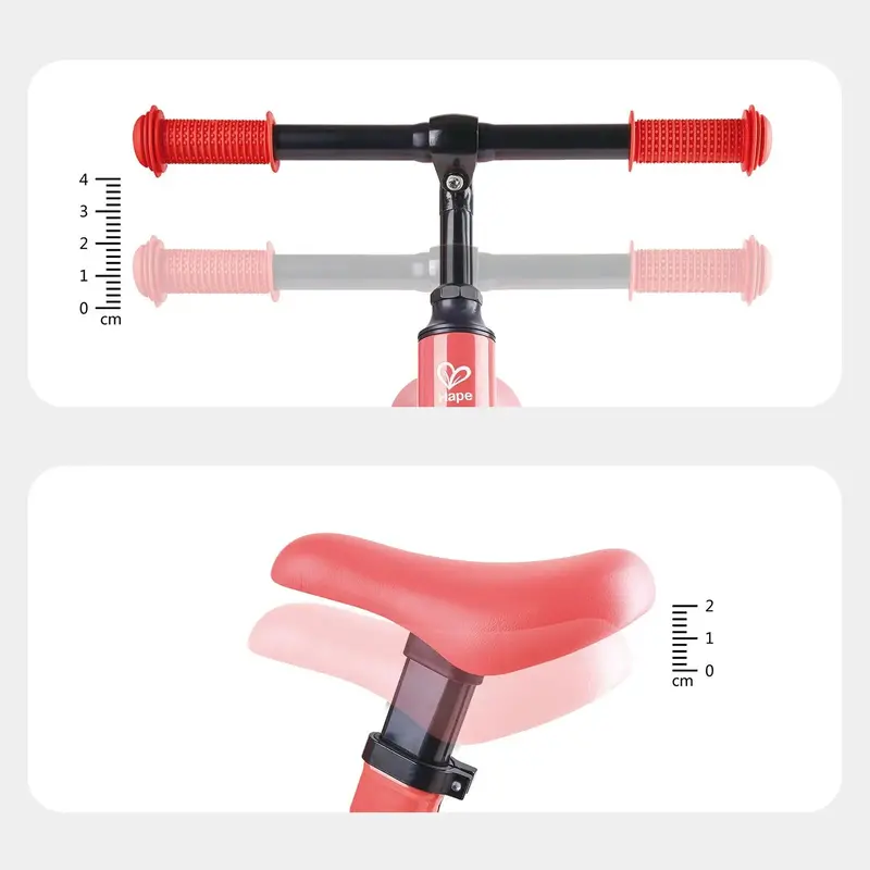 Hape New Explorer Kids Balance Bike, Pink 2