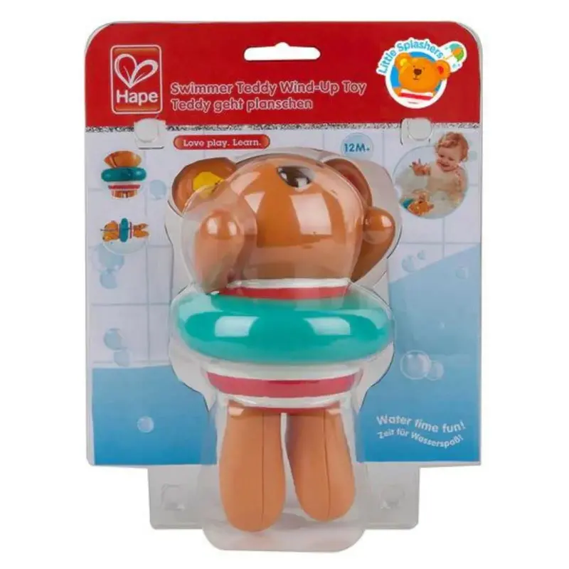 Hape Swimmer Teddy Wind-Up Toy 1