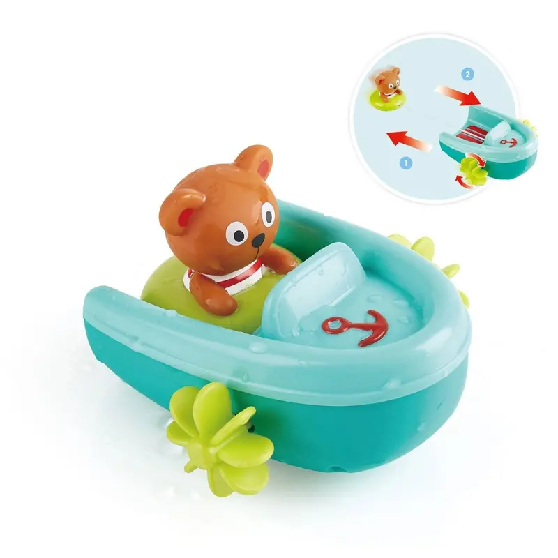 Hape Tubing Pull-Back Boat 1