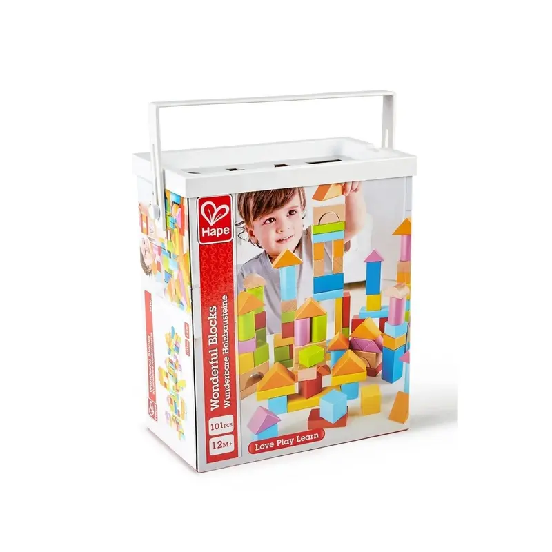 Hape Wonderful Beech Blocks 101 Pcs 2