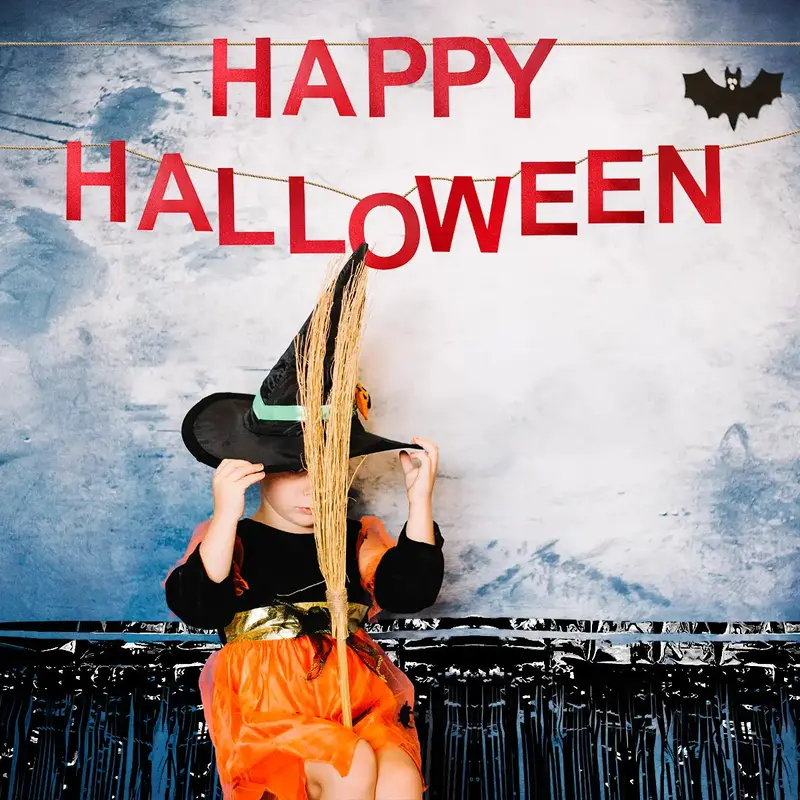 Happy Halloween, Banner Metálico Para Decoración 2