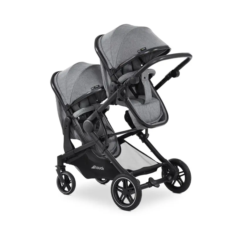 Hauck Atlantic Twin Double Stroller - Grey 1