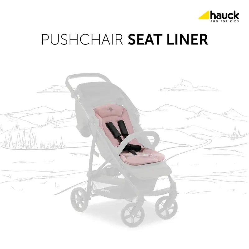 Hauck Disney Pushchair Seat Liner - Minnie Mouse Rose 2
