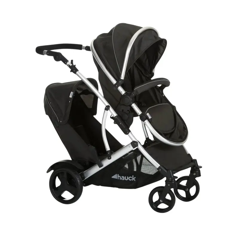 Hauck Duett 2 Tandem Pushchair - Black 1