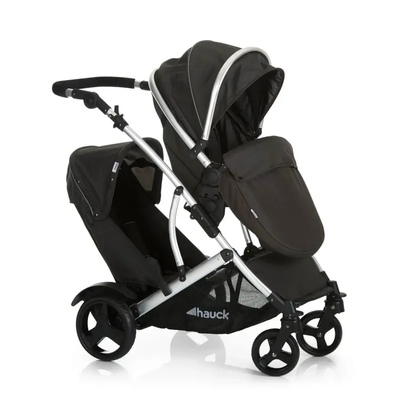 Hauck Duett 2 Tandem Pushchair - Black 2