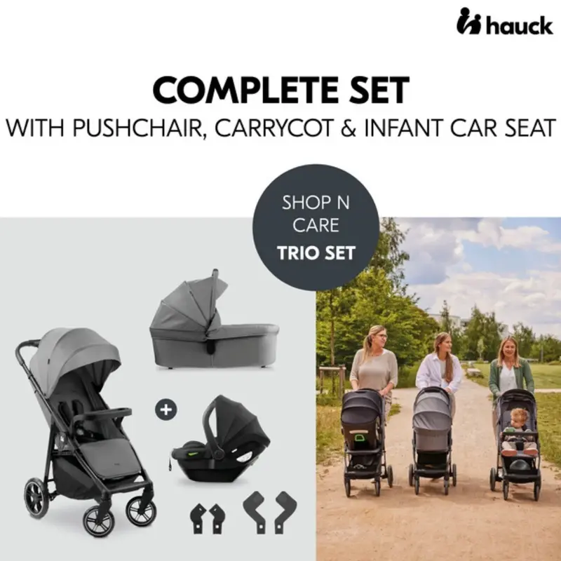 Hauck Shop N Care Trio Set - Grey 2