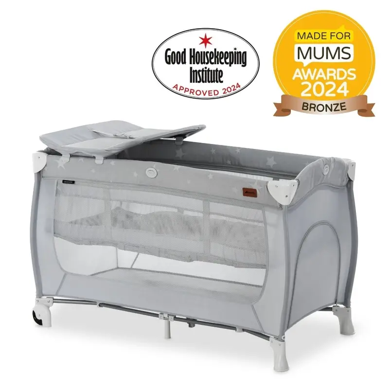 Hauck Sleep N Play Center Bassinet Travel Cot & Playpen - Stars 1