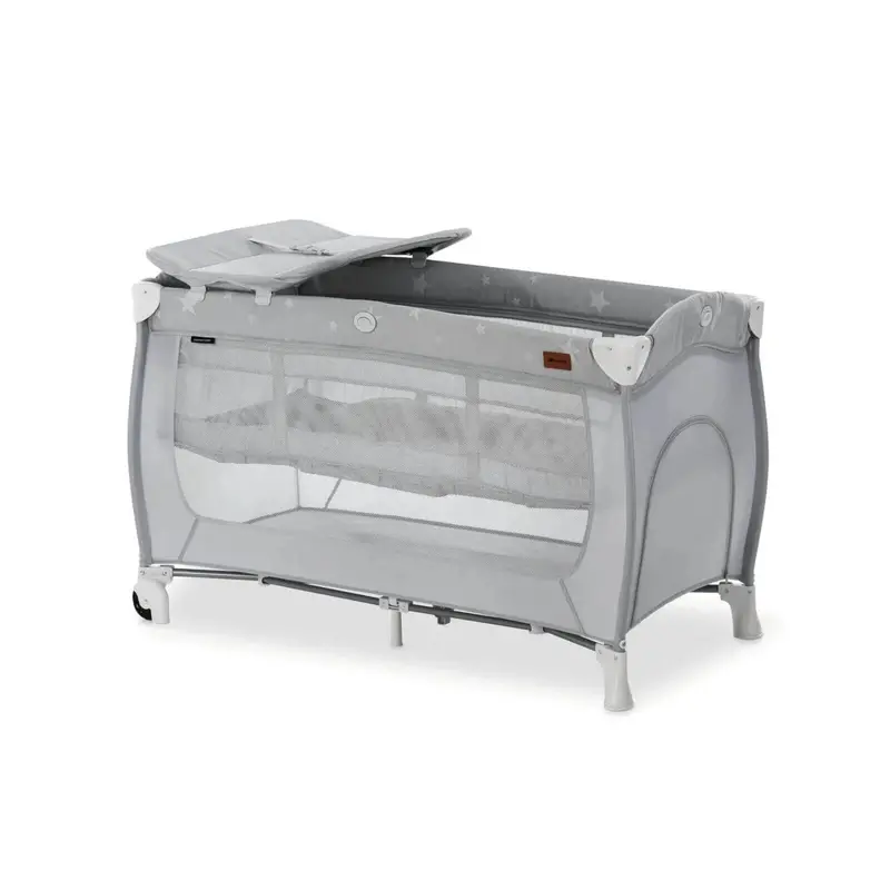 Hauck Sleep N Play Center Bassinet Travel Cot & Playpen - Stars 2