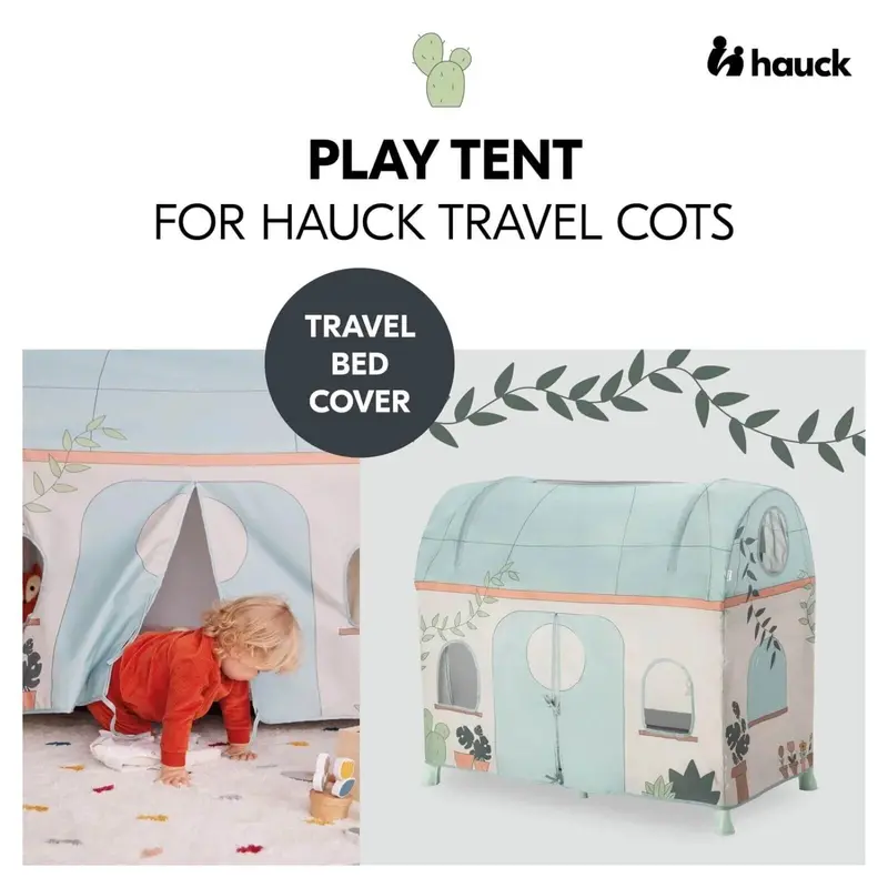 Hauck Travel Cot Cover - Plants 2