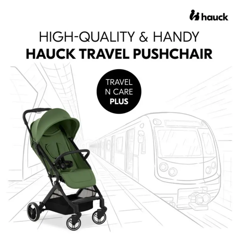 Hauck Travel N Care Plus Stroller - Green 2
