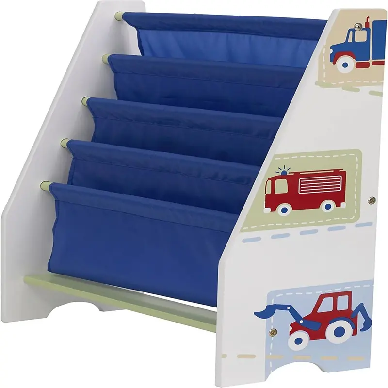 Hello Home Kids Sling Bookcase - Vehicles 1