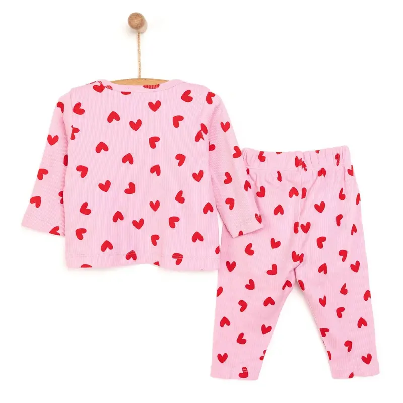 Hellobaaby Baby Girl Long Sleeve Pyjamas Set - Pink 2