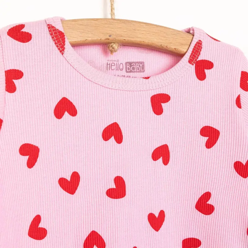 Hellobaaby Baby Girl Long Sleeve Pyjamas Set - Pink 3